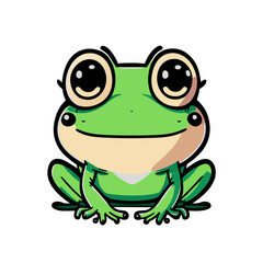 Frogs are lovely land animals to look at them with heart.
