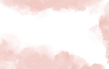 Pink Cloudy watercolor backgrounds splash, use for a wedding, valentines and Mother’s Day card, poster backdrop, and other illustrations work