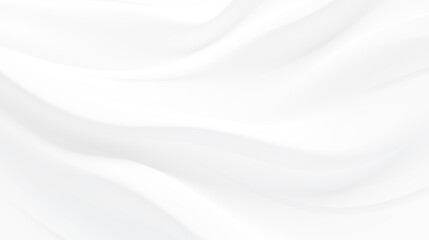 Obraz premium Abstract white gray satin texture background. White silver fabric silk panorama background. Beautiful soft blur white pattern natural wave texture background.