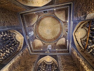 Fototapeta na wymiar detail of a mosque Uzbekistan Samarkand Asia