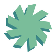 Abstract vector graphics decorative elements