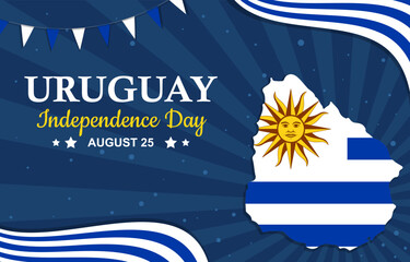 uruguay  independence day background