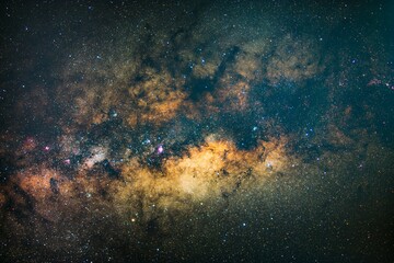 Incredible night sky filled with stars, providing a breathtaking view of the galaxies