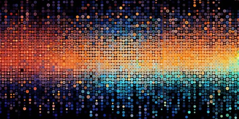 AI Generated. AI Generative. Geometric abstract random pixel dot decoration texture background. Used for graphic or web design. Graphic Art