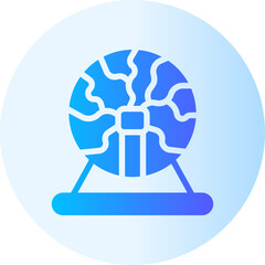 plasma ball gradient icon