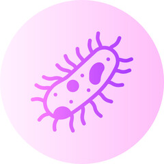 bacteria gradient icon