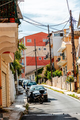 Panoramic view of Kerkyra, capital of Corfu island, Greece