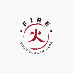 Fire logo element. flame symbol