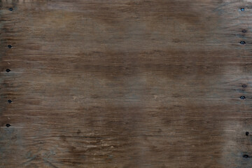 Closeup wooden desk Dry with wood crack, brown natural stripes backdrop, Wood pattern, texture. Wooden closeup texture, Grunge tree section. Simple wood background for designer copy space