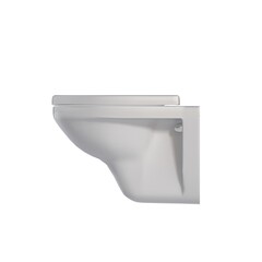 lavatory pan isolated on white background, bidet, 3D illustration, cg render
