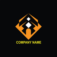 Modern ABSTRACT Logo. CMYK color mode. Free font used. Vector EPS file.