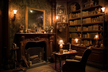 victorian style old interior