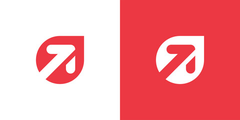 Business Arrow growth Logo design vector template