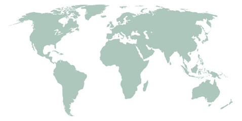 Fototapeta na wymiar World map. Flat earth planet. Global geography