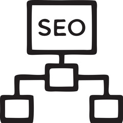 SEO, Icon, Search engine optimization, Website, Optimization, Digital marketing, Ranking, Keywords, Analytics, Strategy, Online, Visibility, Internet, Marketing, Traffic, Link building, Content, SERP,
