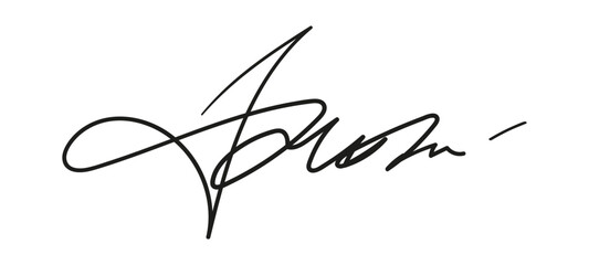 Fake autograph samples. Hand-drawn signatures, examples of documents, certificates and contracts with inked and handwritten lettering. - obrazy, fototapety, plakaty