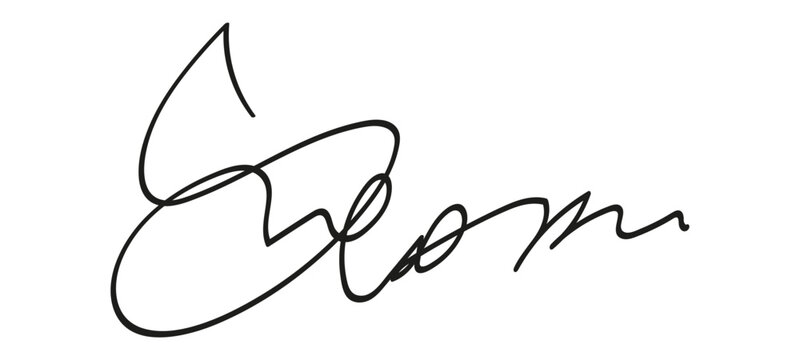 Fake Autograph Samples. Hand-drawn Signatures, Examples Of Documents, Certificates And Contracts With Inked And Handwritten Lettering.