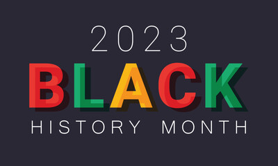 Black history month. background, banner, card, poster, template. Vector illustration.