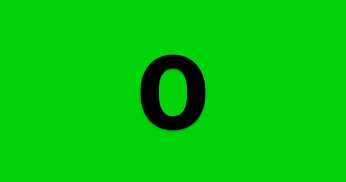 Alphabet Letters O Animation in black and white with ink drop and write-on on the Green Screen alpha channel. Great for word forming and text animation in your video project. Background Editable