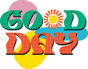 Positive patches, cute colorful badges