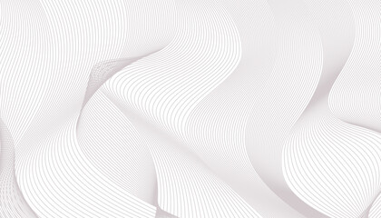  abstract design. Minimal geometric white light background. Modern frequency track Stylized line.