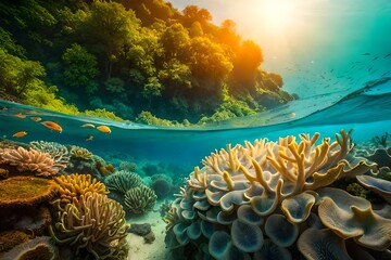 coral reef generated ai