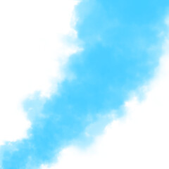 Blue smoke bomb