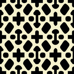 Intriguing black and white arrow pattern with an art deco vibe.
