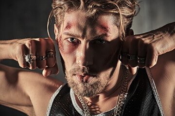 hardened male bandit