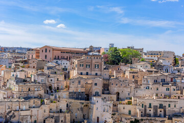 Fototapeta na wymiar Ancient Unesco heritage old town of Matera