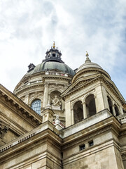 Fototapeta na wymiar Dome Saint Stephen's Basilica In Budapest, Hungarian