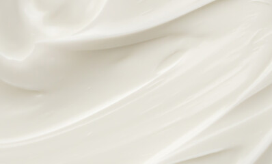 Fototapeta White lotion beauty skincare cream texture cosmetic product background obraz