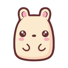 kawaii animal mascot
