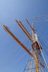 Mast of sailing vessel