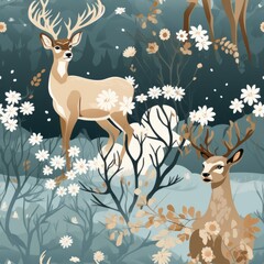 Deer tile texture