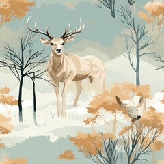Deer tile texture