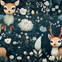 Deer tile texture