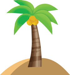 Palm Tree & Island