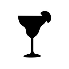 Cocktail silhouettes vector