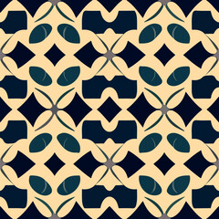Mesmerizing black and white geometric design, seamless pattern reminiscent of fractal muqarnas.