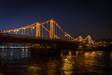 bridge at night