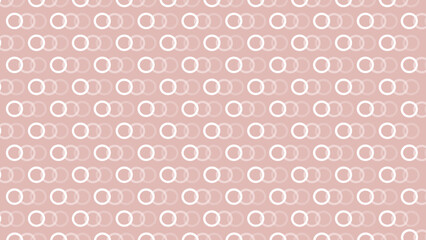 Dark pink seamless pattern with white circles