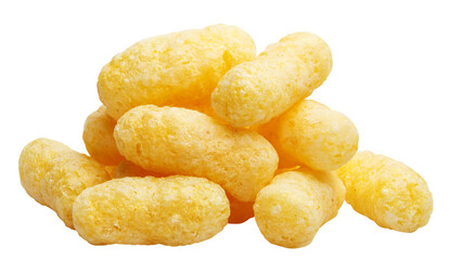 Delicious sweet corn sticks, cut out
