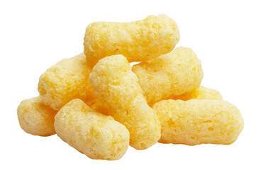 Delicious sweet corn sticks, cut out