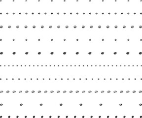 イラスト素材：手書きのシンプルでかわいい罫線・ライン素材. simple hand draw borders