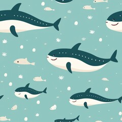 Dolphin seamless tile able texture