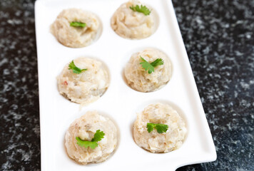 Freash minced shrimp ball for hot pot