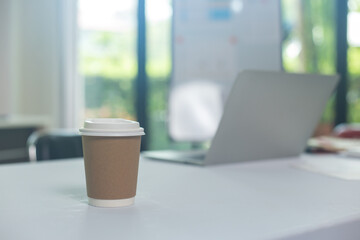 coffee cup in coffee shop