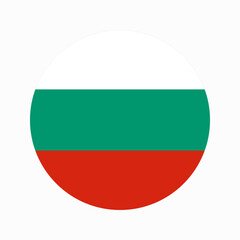Obraz premium Bulgaria flag simple illustration for independence day or election