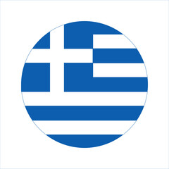 Greece flag simple illustration for independence day or election